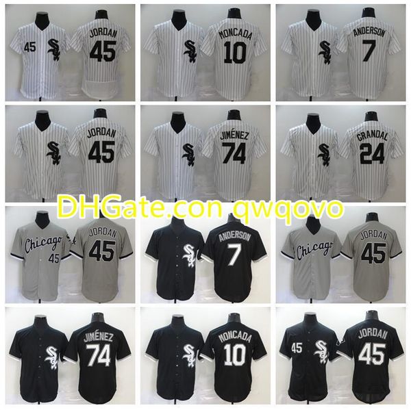 2020 men baseball 10 yoan moncada jersey 79 jose abreu 7 tim anderson 24 yasmani grandal home black white all stithced pinstripe flexbase, Blue;black
2020 men baseball 10 yoan moncada jersey 79 jose abreu 7 tim anderson 24 yasmani grandal home black white all stithced pinstripe flexbase, Blue;black