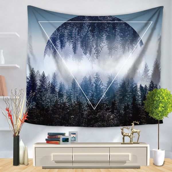 forest triangle indicator printing tapestries wall art tapestry home decorative living room wall carpet polyester beach blanket 
forest triangle indicator printing tapestries wall art tapestry home decorative living room wall carpet polyester beach blanket