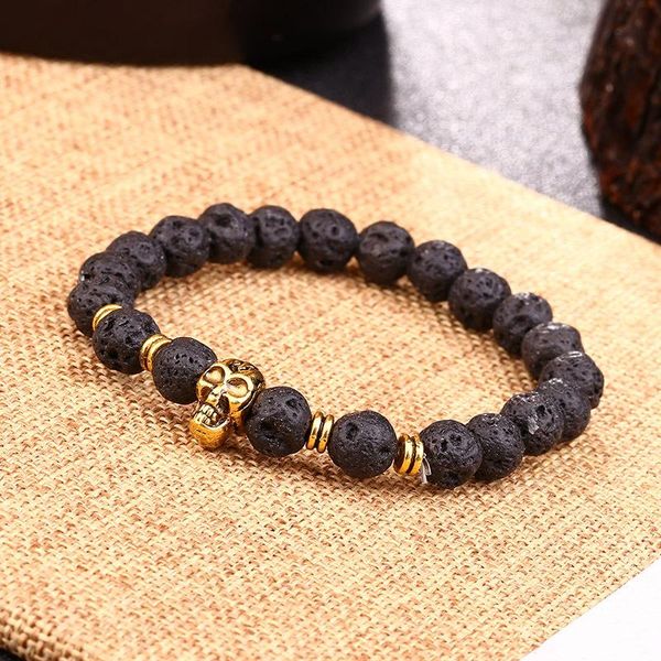 charm bracelets skull buddha bracelet fashion energy volcano stone yoga jewelry party gift b1150, Golden;silver
charm bracelets skull buddha bracelet fashion energy volcano stone yoga jewelry party gift b1150, Golden;silver