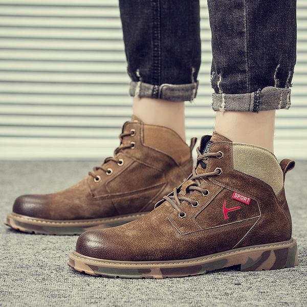 of new arrival men fashion ankle leather made with tools cowboy shoes anti-slip platform boots zapatos botines s6mi, Black
of new arrival men fashion ankle leather made with tools cowboy shoes anti-slip platform boots zapatos botines s6mi, Black