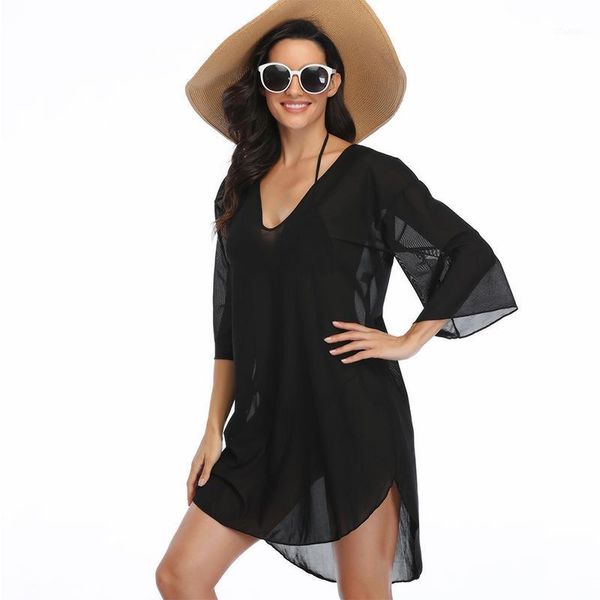 women's swimwear 2021 sell black women long cover-ups summer beach swimming suit fashion ladies one piece beachwear big size loose swim, White;black
women's swimwear 2021 sell black women long cover-ups summer beach swimming suit fashion ladies one piece beachwear big size loose swim, White;black