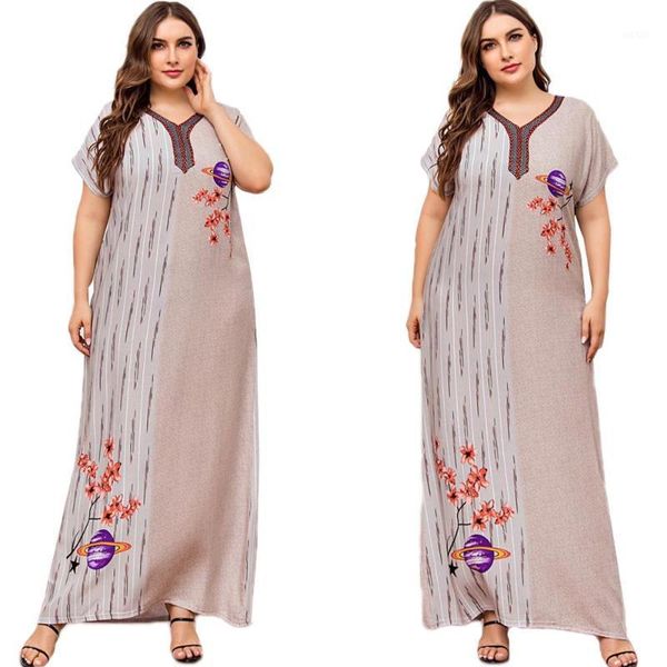 women kaftan printed long dress muslim plus size islamic clothing ramadan summer short sleeve robe gown casual v-neck fashion1, Red
women kaftan printed long dress muslim plus size islamic clothing ramadan summer short sleeve robe gown casual v-neck fashion1, Red