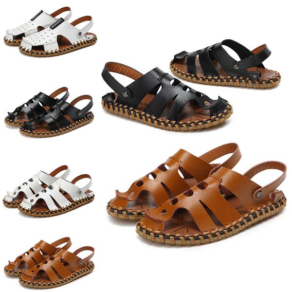 non-brand men leather sandals black white brown outdoor sandy beach mens fashion spring summer sandals walking size 39-45
non-brand men leather sandals black white brown outdoor sandy beach mens fashion spring summer sandals walking size 39-45