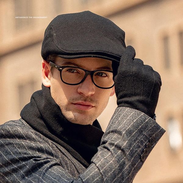 berets british style gentleman beret men's hats for women sboy peaky blinders hat 2021 spring winter wool warm thicken cap 054, Blue;gray
berets british style gentleman beret men's hats for women sboy peaky blinders hat 2021 spring winter wool warm thicken cap 054, Blue;gray