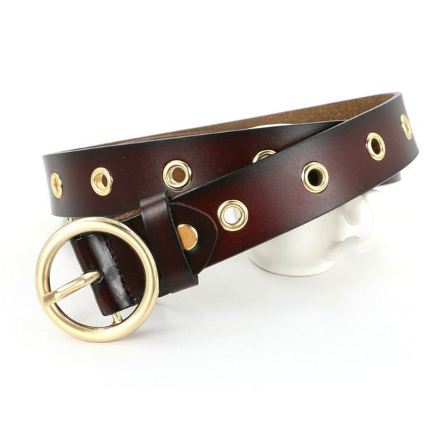 temperament round buckle cow leather liudingkong wide women's versatile decorative leisure belt with skirt korean version, Black;green
temperament round buckle cow leather liudingkong wide women's versatile decorative leisure belt with skirt korean version, Black;green