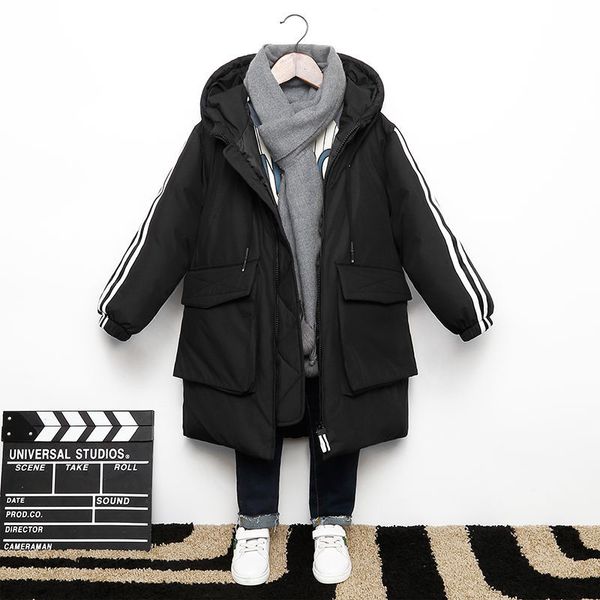 2019 new wear children's down jacket medium length boys' thickened foreign style coat winter girls' baby clothes, Blue;gray
2019 new wear children's down jacket medium length boys' thickened foreign style coat winter girls' baby clothes, Blue;gray