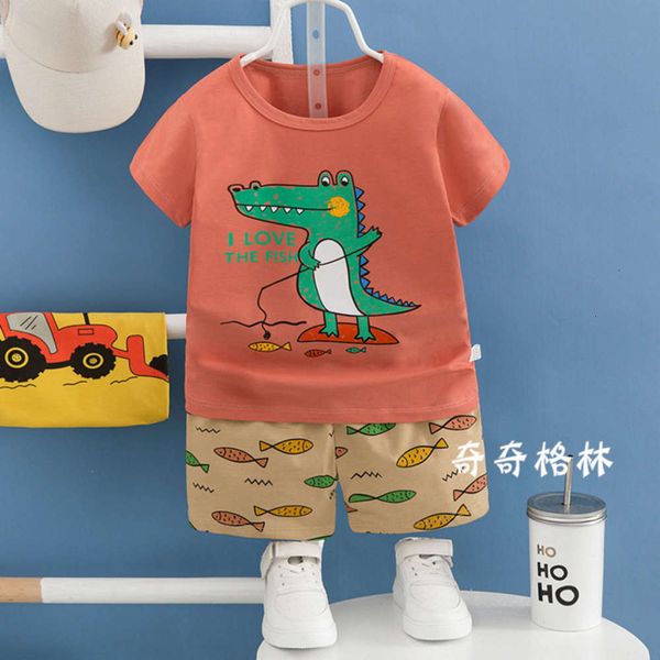 children's spring summer new short sve shorts set air conditioning home cloth boys girls baby pajamas, Blue;red
children's spring summer new short sve shorts set air conditioning home cloth boys girls baby pajamas, Blue;red