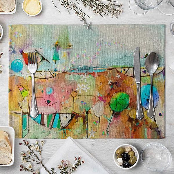 creative pattern cat tater cat fish boy стол салфетка для свадебных кухонных декор placemat обеденные аксессуары h wmtmfc
creative pattern cat tater cat fish boy стол салфетка для свадебных кухонных декор placemat обеденные аксессуары h wmtmfc
