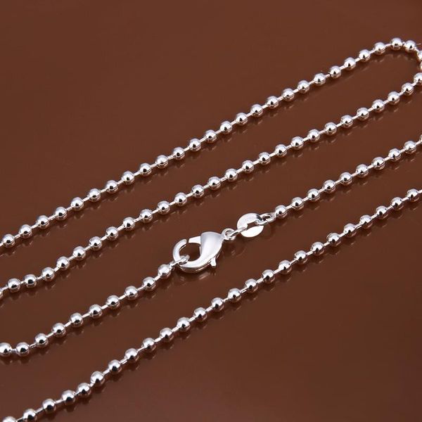 chains fashion silver plated beading necklaces chain charm cute 2mm 16-24 inches long fit all pendant jewelry
chains fashion silver plated beading necklaces chain charm cute 2mm 16-24 inches long fit all pendant jewelry