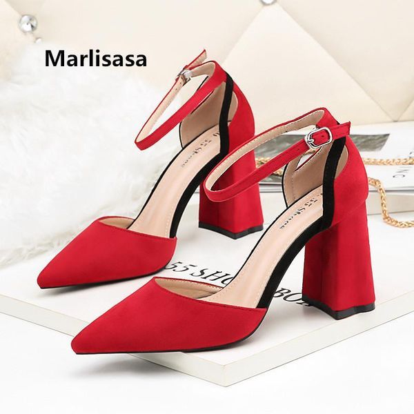 marlisasa women cute beige comfortable spring high heels lady casual square summer buckle strap shoes femmes hauts talons f26201, Black
marlisasa women cute beige comfortable spring high heels lady casual square summer buckle strap shoes femmes hauts talons f26201, Black