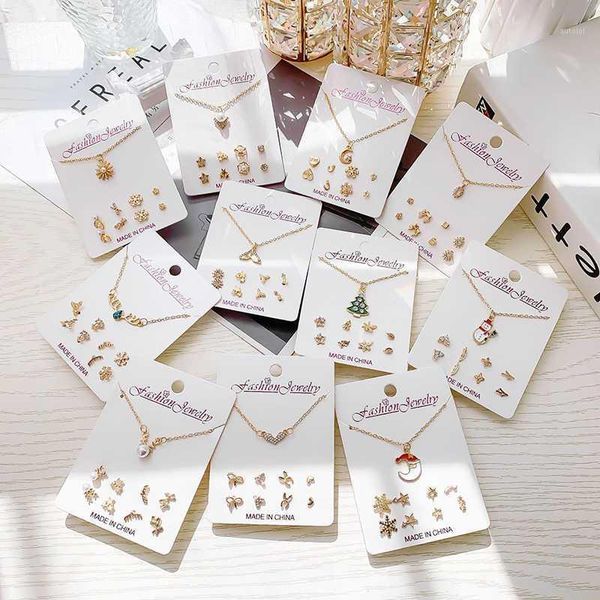 jewelry sets for women pearl crystal star moon stud earrings fashion pendant necklace christmas party jewellery set girl gifts1, Silver
jewelry sets for women pearl crystal star moon stud earrings fashion pendant necklace christmas party jewellery set girl gifts1, Silver