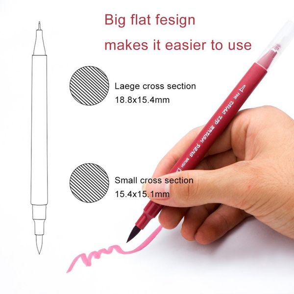 markers brush pen art supplies for fawing 48 60 72 100 colors sketch watercolors colored markers novel school supplies manga h wmtycf, Black;red
markers brush pen art supplies for fawing 48 60 72 100 colors sketch watercolors colored markers novel school supplies manga h wmtycf, Black;red