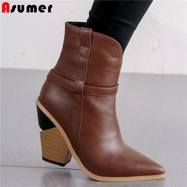 boots asumer 2021 western for women pointed toe slip on ladies brand cowboy ankle elegant autumn winter women's1, Black
boots asumer 2021 western for women pointed toe slip on ladies brand cowboy ankle elegant autumn winter women's1, Black