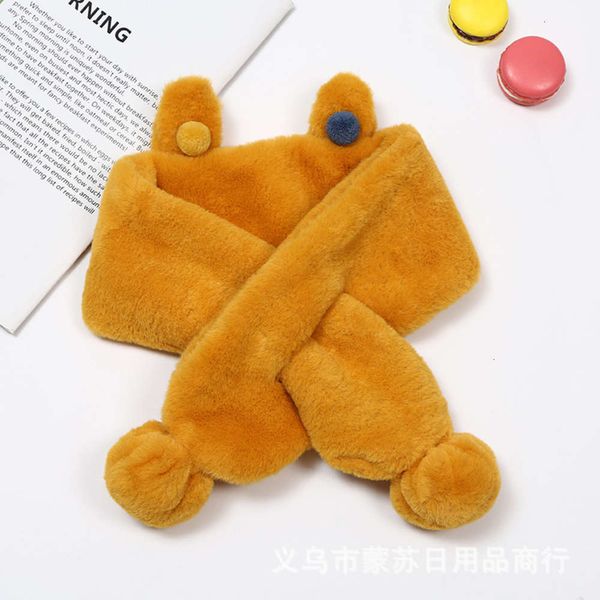 soft winter baby children's warm solid plush scarf boys and girls versatile bright color ball neck fashion te3a, Red;brown
soft winter baby children's warm solid plush scarf boys and girls versatile bright color ball neck fashion te3a, Red;brown