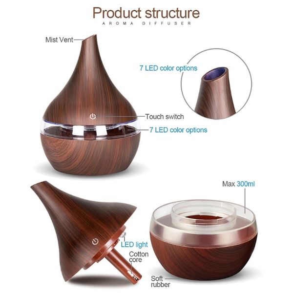 300ml usb-увлажнитель электрический аромат диффузор древесины воздуха увлажнитель эфирное масло ароматерапия прохладный туман производитель
300ml usb-увлажнитель электрический аромат диффузор древесины воздуха увлажнитель эфирное масло ароматерапия прохладный туман производитель