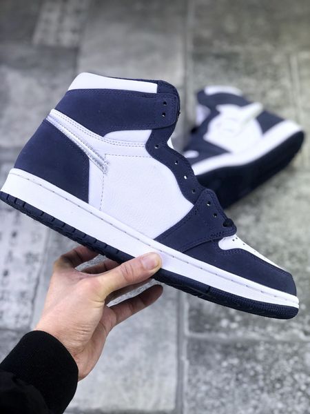new jumpman 1 i men women basketball shoes high og midnight navy metallic silver 1s designer sneakers chaussures us5.5-11 mens trainers, White;red
new jumpman 1 i men women basketball shoes high og midnight navy metallic silver 1s designer sneakers chaussures us5.5-11 mens trainers, White;red