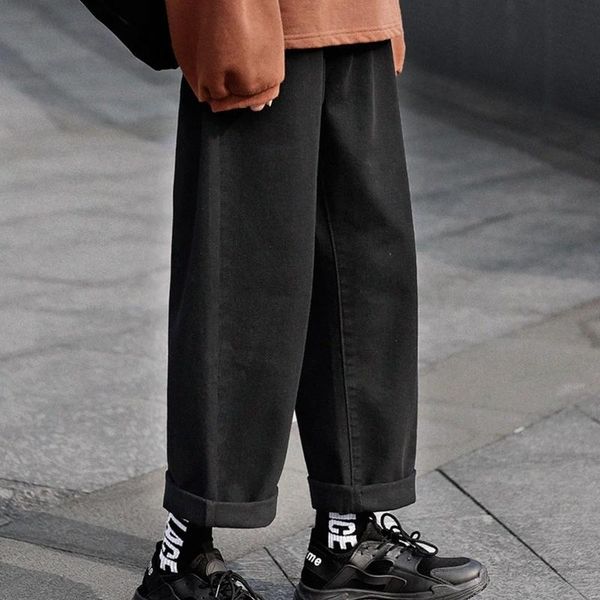 men's jeans retro wide legs fashion solid color casual straight jean pants men streetwear hip hop denim trousers mens -3xl, Blue
men's jeans retro wide legs fashion solid color casual straight jean pants men streetwear hip hop denim trousers mens -3xl, Blue