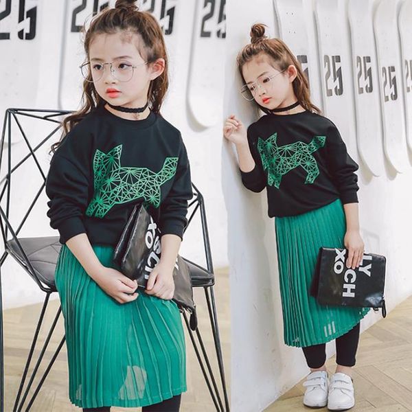 clothing sets 2021 spring kids clothes girls set 2-8years long sleeve + dress childrens baby girl tracksuits retail, White
clothing sets 2021 spring kids clothes girls set 2-8years long sleeve + dress childrens baby girl tracksuits retail, White