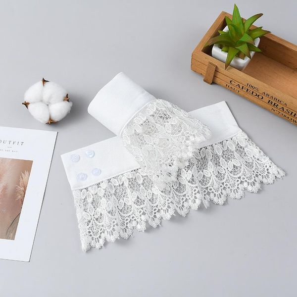 new 1 pair girl lace fake sleeves for women shirt sweater floral embroidery pleated wrist warmers fake cuff ladies false cuffs, Blue;gray
new 1 pair girl lace fake sleeves for women shirt sweater floral embroidery pleated wrist warmers fake cuff ladies false cuffs, Blue;gray