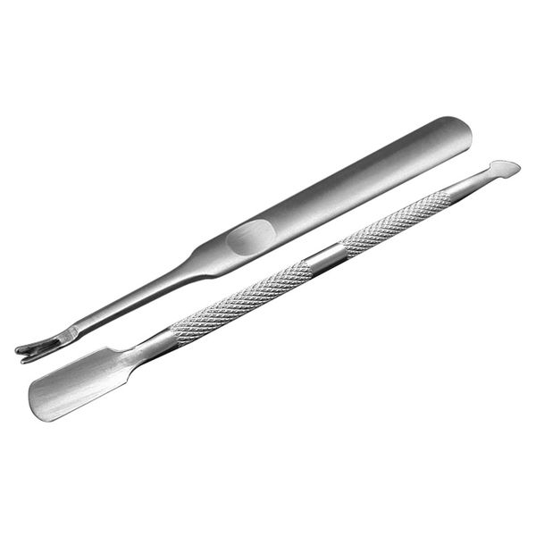 2pcs stainless steel double-ended nail pusher & nail cuticle trimmer set dead skin callus remover trimmer kit anti-slip manicure pedicure to
2pcs stainless steel double-ended nail pusher & nail cuticle trimmer set dead skin callus remover trimmer kit anti-slip manicure pedicure to