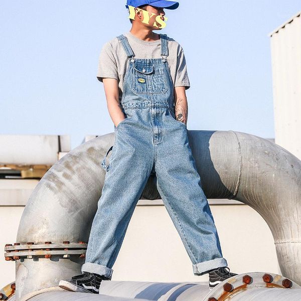 new men streetwear hip hop jeans jumpsuit male denim wide leg pant overalls tooling casual fashion trousers1, Blue
new men streetwear hip hop jeans jumpsuit male denim wide leg pant overalls tooling casual fashion trousers1, Blue