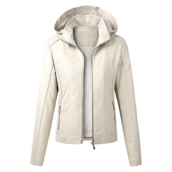 padded velvet women faux leather hooded overcoat motorcycle clothing casual office lady novelty pu jacket spring warm hoodies1, Black
padded velvet women faux leather hooded overcoat motorcycle clothing casual office lady novelty pu jacket spring warm hoodies1, Black
