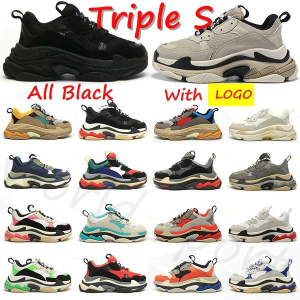 new fashion designer women shoes dad shoe triple s 17fw triples sneakers for men womens spring chaussures navy blue orange daddy shoees size, Black
new fashion designer women shoes dad shoe triple s 17fw triples sneakers for men womens spring chaussures navy blue orange daddy shoees size, Black
