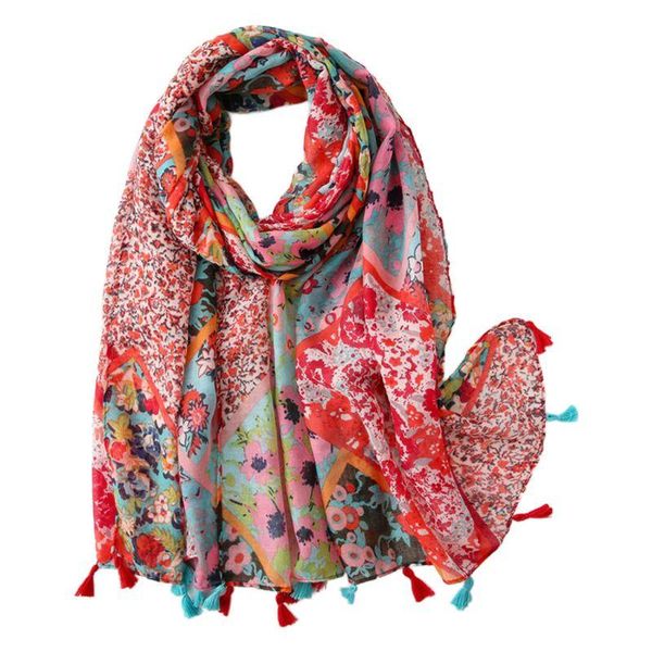 scarves bohemian vintage large scarf geometric paisley floral print tassels shawl wrap, Blue;gray
scarves bohemian vintage large scarf geometric paisley floral print tassels shawl wrap, Blue;gray