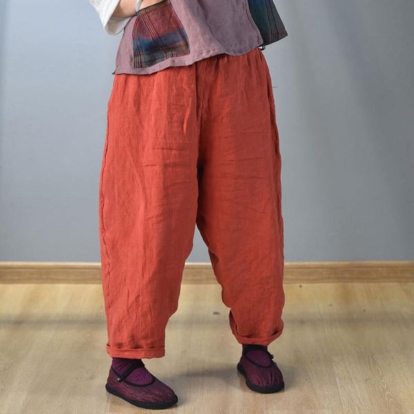 women's pants & capris johnature 2021 women cotton linen wide leg vintage elastic waist summer trouser solid color loose pockets, Black;white
women's pants & capris johnature 2021 women cotton linen wide leg vintage elastic waist summer trouser solid color loose pockets, Black;white