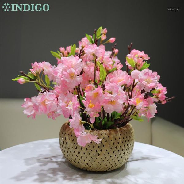 pink cherry blossom flower arrangement with basket gift table bonsai event spring festival party centerpiece decoration indigo1
pink cherry blossom flower arrangement with basket gift table bonsai event spring festival party centerpiece decoration indigo1