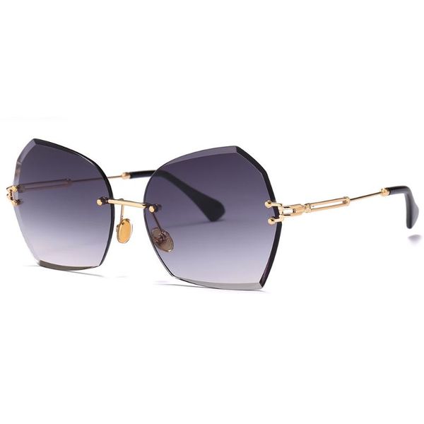 sunglasses gradient 2021 rimless luxury butterfly lady women metal frame oversized sun glasses girls uv400 zonnebril dames, White;black
sunglasses gradient 2021 rimless luxury butterfly lady women metal frame oversized sun glasses girls uv400 zonnebril dames, White;black