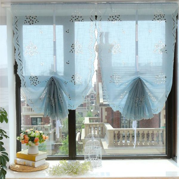 curtain & drapes light blue /beige white handmade cherry blossoms bouquet pattern hollow embroidered tulle sector lacing roman
curtain & drapes light blue /beige white handmade cherry blossoms bouquet pattern hollow embroidered tulle sector lacing roman