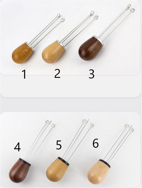 solid wood handle needle coffee tamper coffee distributor leveler tool needle type coffee powder distributor
solid wood handle needle coffee tamper coffee distributor leveler tool needle type coffee powder distributor