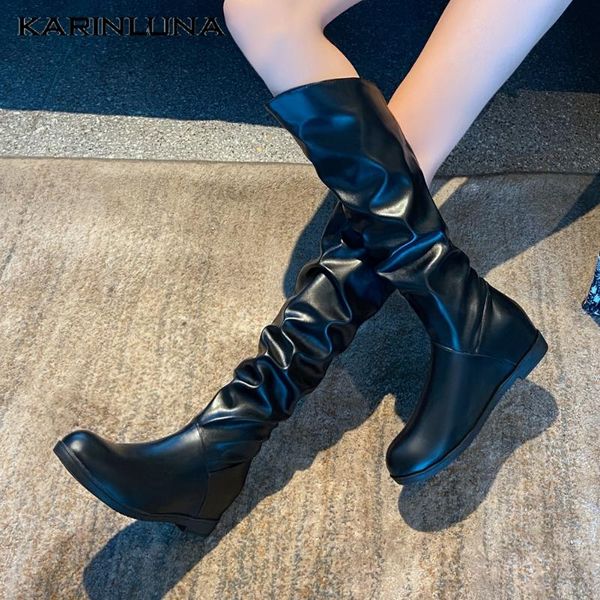 dropshipping gothic fashion shoes women slip-on riding boots low heels solid pleated mid-calf boots black white footwear
dropshipping gothic fashion shoes women slip-on riding boots low heels solid pleated mid-calf boots black white footwear