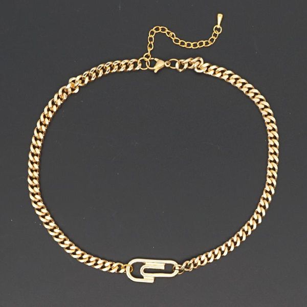 go2boho paperclip necklace for women jewelry gold color trendy jewellery 2021 cuban link chain collier women choker necklaces, Silver
go2boho paperclip necklace for women jewelry gold color trendy jewellery 2021 cuban link chain collier women choker necklaces, Silver