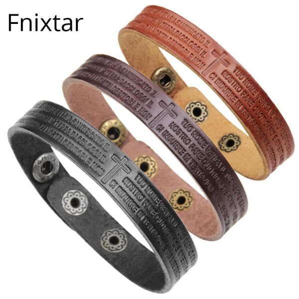 charm bracelets fnixtar 22cm fashion men jewelry punk leather & bangles for women birthday gift wholesale, Golden;silver
charm bracelets fnixtar 22cm fashion men jewelry punk leather & bangles for women birthday gift wholesale, Golden;silver