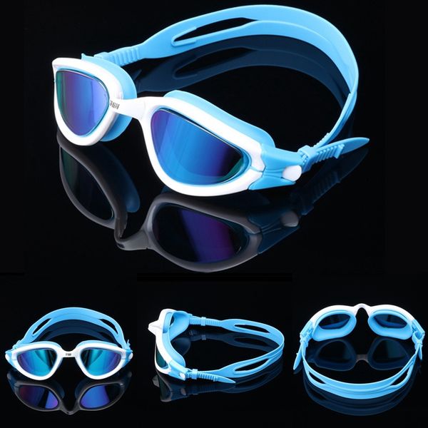 Outdoor Cooling Professional Waterproof Swim Uv Swimming Goggles Adults Anti Fog Adjustable Oculos Espelhado Pool Glasse