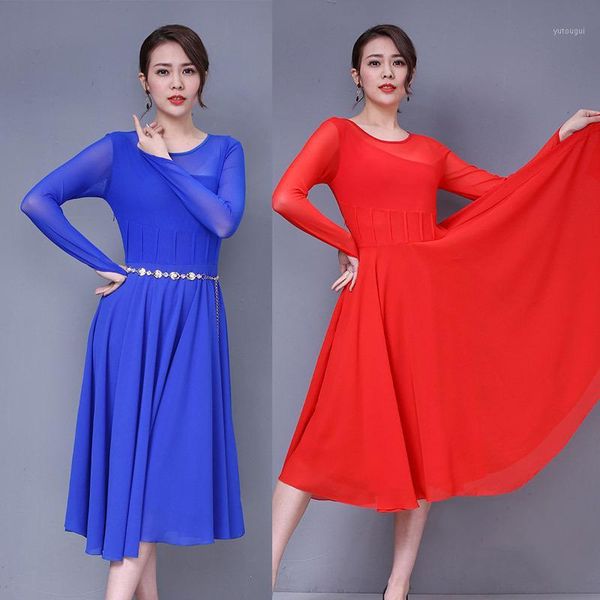 ballroom dance dress modern waltz dancing swing long sleeve dress skirt elegant stage competition flamenco rumba dresses1, Black;red
ballroom dance dress modern waltz dancing swing long sleeve dress skirt elegant stage competition flamenco rumba dresses1, Black;red