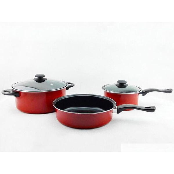 2018 three-piece pans home red wok stockpot milk non-stick frying pans household restaurant jllvfm comb2010
2018 three-piece pans home red wok stockpot milk non-stick frying pans household restaurant jllvfm comb2010