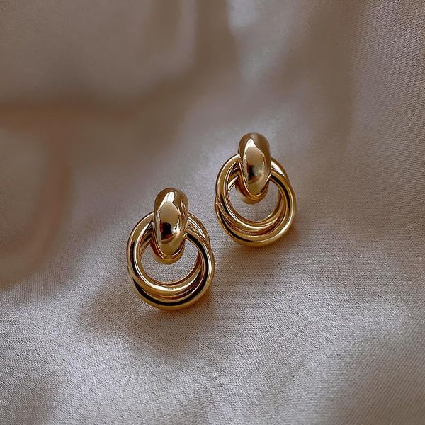 unusual earrings retro metal laminated ring earring for woman fashion jewelry party girl's exaggerated earrings 2021 trend, Silver
unusual earrings retro metal laminated ring earring for woman fashion jewelry party girl's exaggerated earrings 2021 trend, Silver