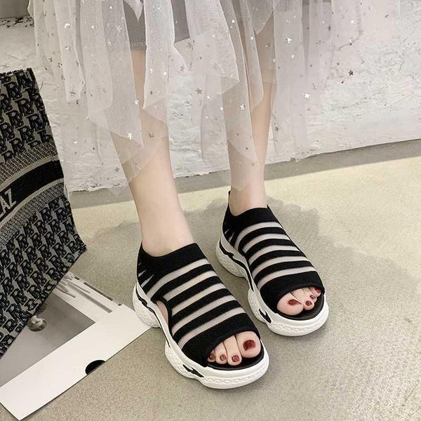casual knit wedge platform sandals women breathable peep toe sport sandals women shoes summer thick sole beach shoes1, Black
casual knit wedge platform sandals women breathable peep toe sport sandals women shoes summer thick sole beach shoes1, Black