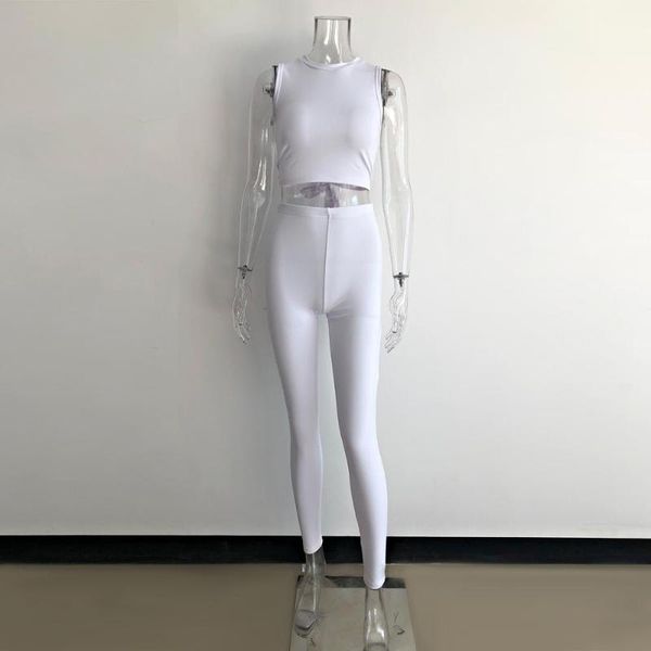 women's tracksuits xllais white knitting thick pants sets women slim skinny soft sweatpants bandage o-neck tank snug outfits, Gray 
women's tracksuits xllais white knitting thick pants sets women slim skinny soft sweatpants bandage o-neck tank snug outfits, Gray