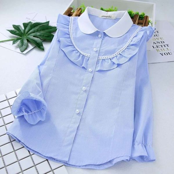 foreign sle girls' little girl long sve 2020 spring new princs korean inch children's shirt, White;black
foreign sle girls' little girl long sve 2020 spring new princs korean inch children's shirt, White;black