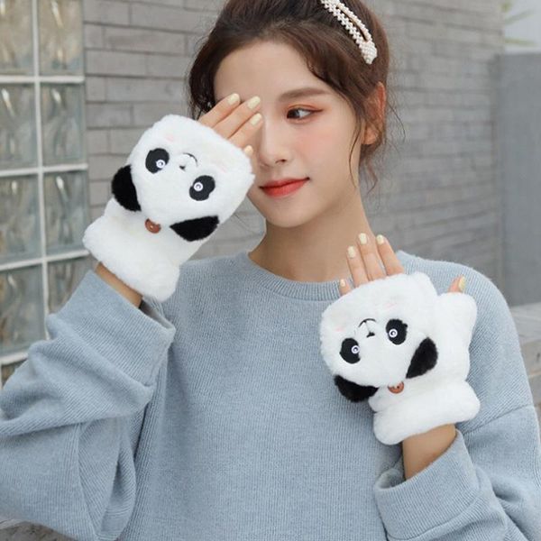 plush women flip gloves winter warm fingerless gloves cute panda girls mittens fluffy ladies mittens soft thicken touch screen, Blue;gray
plush women flip gloves winter warm fingerless gloves cute panda girls mittens fluffy ladies mittens soft thicken touch screen, Blue;gray