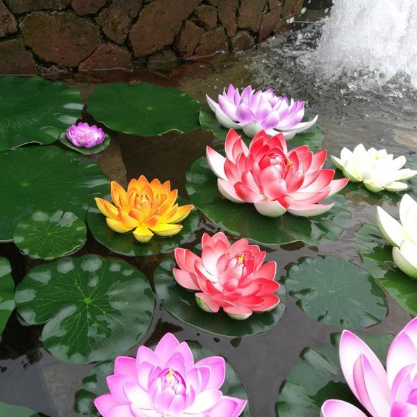 decorative flowers & wreaths 5pcs artificial floating water lily eva lotus flower pond decor 10cm (red/yellow/blue/pink/light pink)
decorative flowers & wreaths 5pcs artificial floating water lily eva lotus flower pond decor 10cm (red/yellow/blue/pink/light pink)