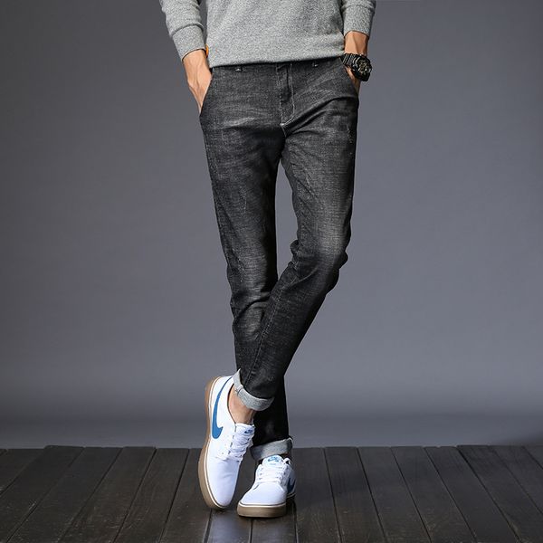 autumn and winter new men's korean fashion slim young pants jeans, Blue
autumn and winter new men's korean fashion slim young pants jeans, Blue