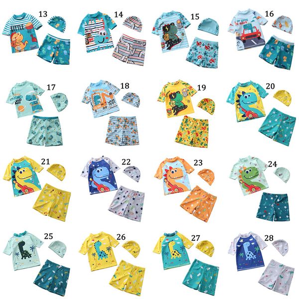 summer swimsuit boy two-pieces 3 pcs swimwear with cap shirt shorts baby board cute animal dinosaur shark printed clothes kids, Blue
summer swimsuit boy two-pieces 3 pcs swimwear with cap shirt shorts baby board cute animal dinosaur shark printed clothes kids, Blue