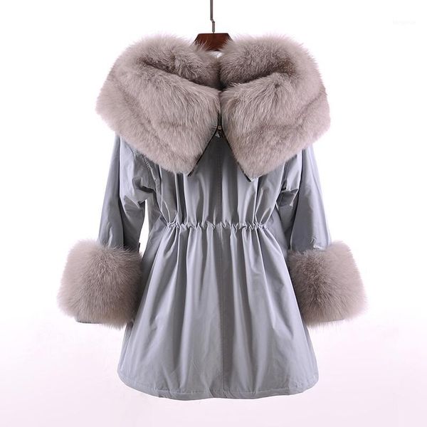 2019 new style super big raccon and fur coat with duck down filling long sleeve thick warm fur1, Black
2019 new style super big raccon and fur coat with duck down filling long sleeve thick warm fur1, Black