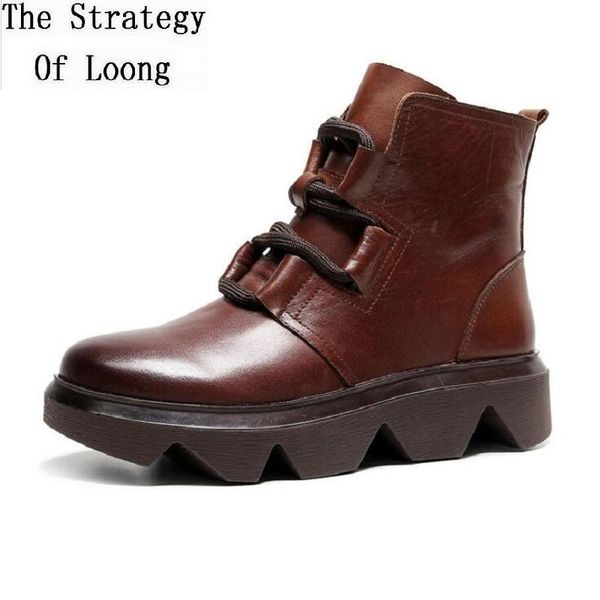 european america style new spring autumn retro genuine leather women short equestrian boots sewing ladies ankle motorcycle botas, Black
european america style new spring autumn retro genuine leather women short equestrian boots sewing ladies ankle motorcycle botas, Black