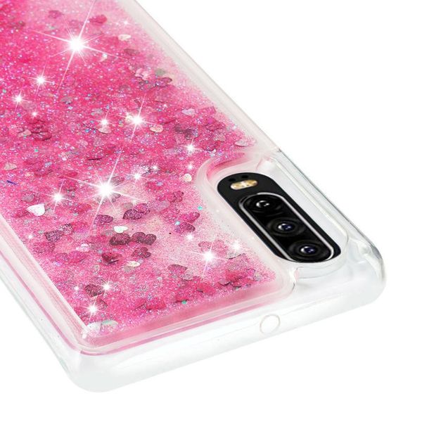 glitter lanyard strap cord chain shell liquid case for huawei y5p y7p y 6 y6 2019 y6s y6p cover on jllmct